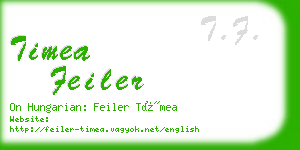 timea feiler business card